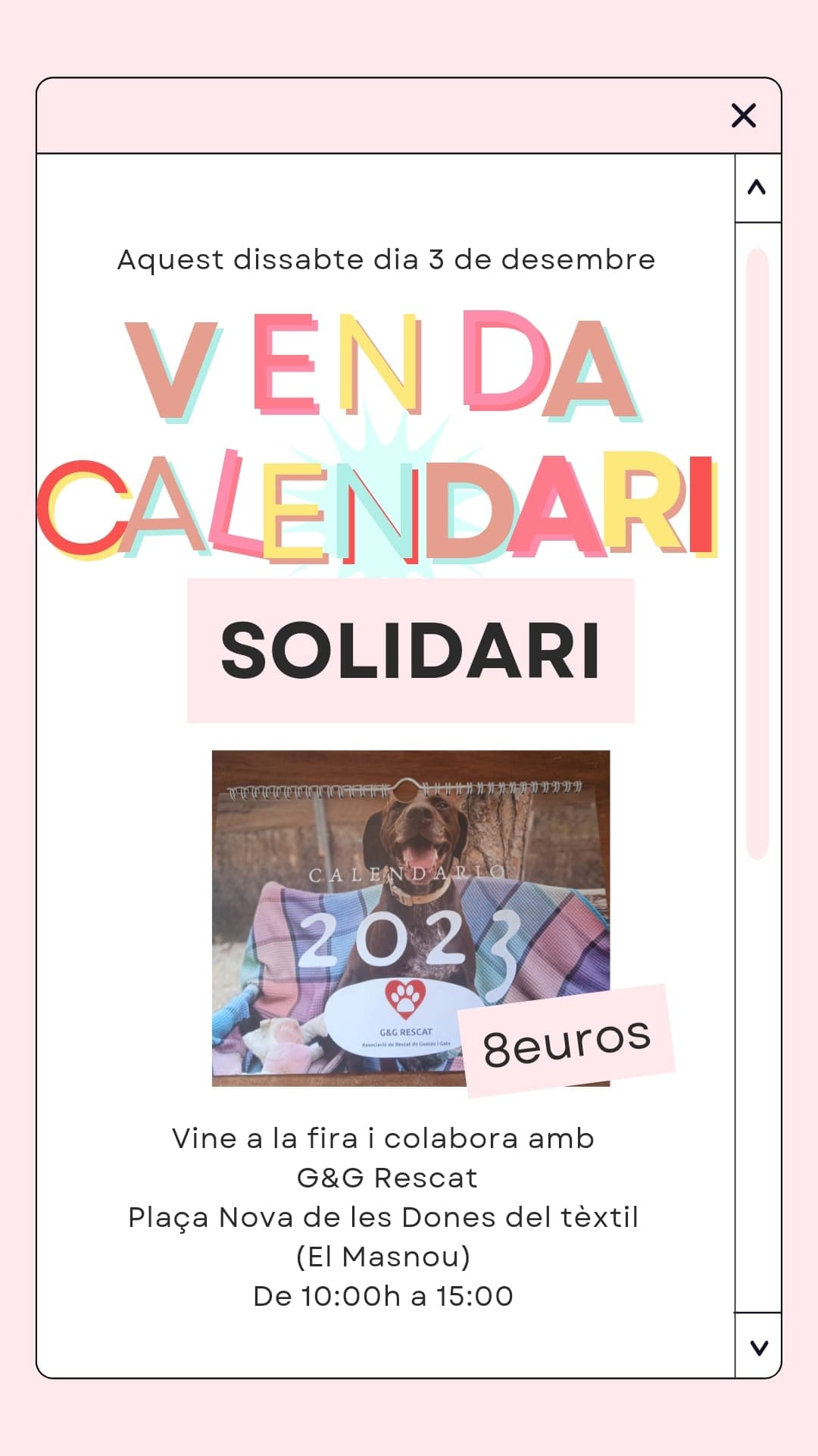 PARADETA SOLIDÀRIA A EL MASNOU